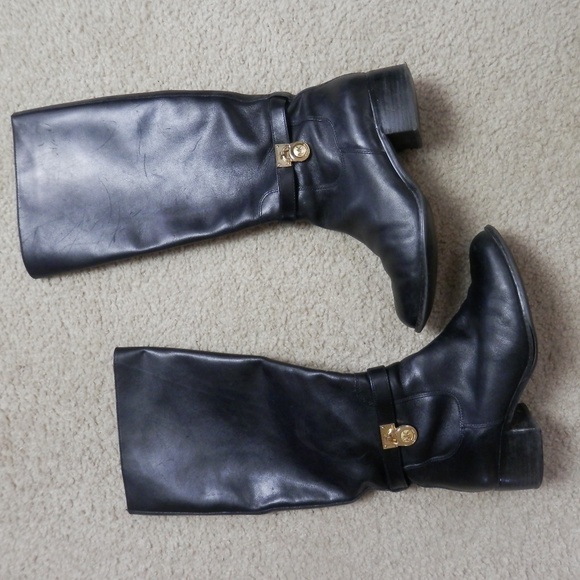 Michael Michael Kors Hamilton Tall Charm Boots - Picture 1 of 8